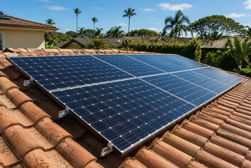 Installation de panneaux solaires à Saint-Christophe